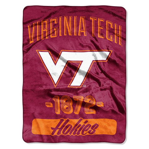 Virginia Tech Hokies NCAA Micro Raschel Blanket (Varsity Series) (48x60)