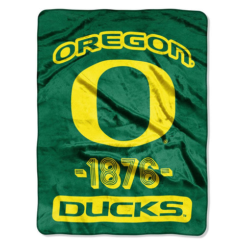 Oregon Ducks NCAA Micro Raschel Blanket (Varsity Series) (48x60)