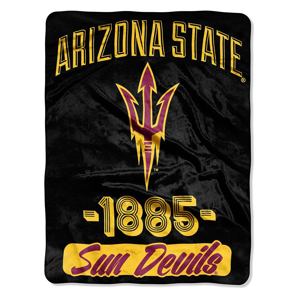Arizona State Wildcats NCAA Micro Raschel Blanket (Varsity Series) (48x60)