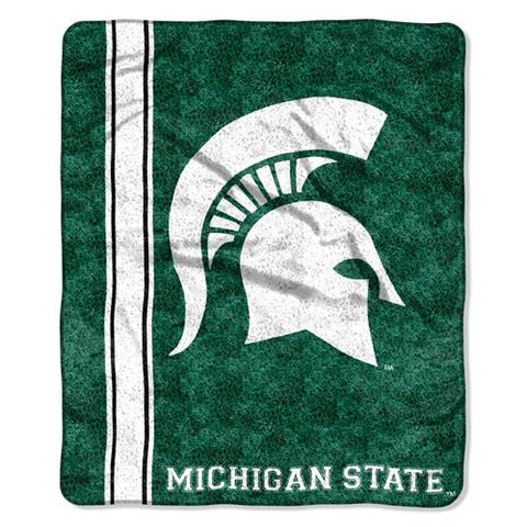 Michigan State Spartans NCAA Sherpa Throw (Jersey Series) (50in x 60in)