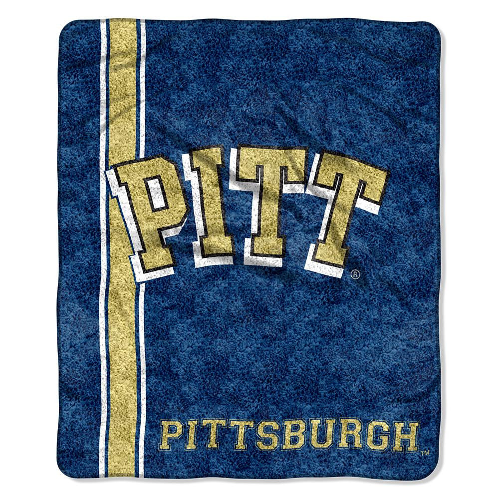 Pittsburgh Panthers NCAA Sherpa Throw (Jersey Series) (50in x 60in)