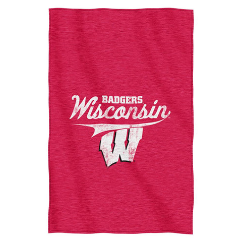 Wisconsin Badgers NCAA Sweatshirt Throw