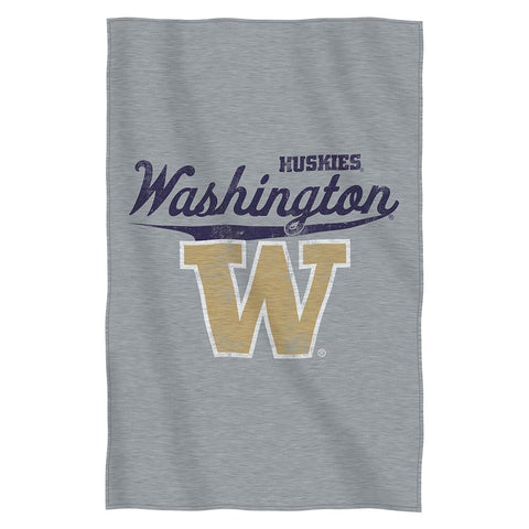 Washington Huskies NCAA Sweatshirt Throw (54inx84in)