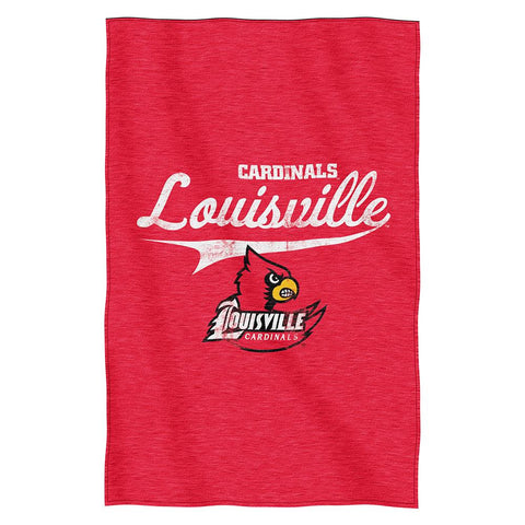 Louisville Cardinals NCAA Sweatshirt Throw