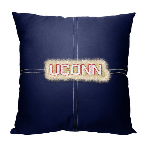 Connecticut Huskies NCAA Team Letterman Pillow (18x18)