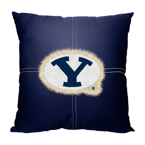 Brigham Young Cougars NCAA Team Letterman Pillow (18x18)