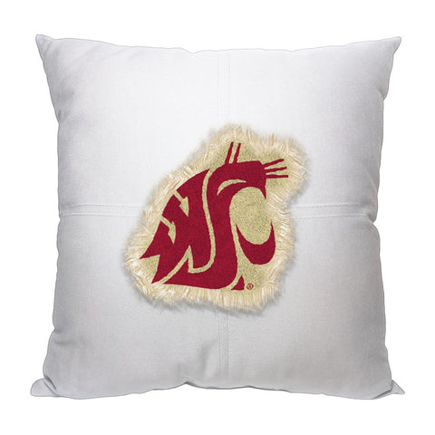 Washington State Cougars NCAA Team Letterman Pillow (18x18)