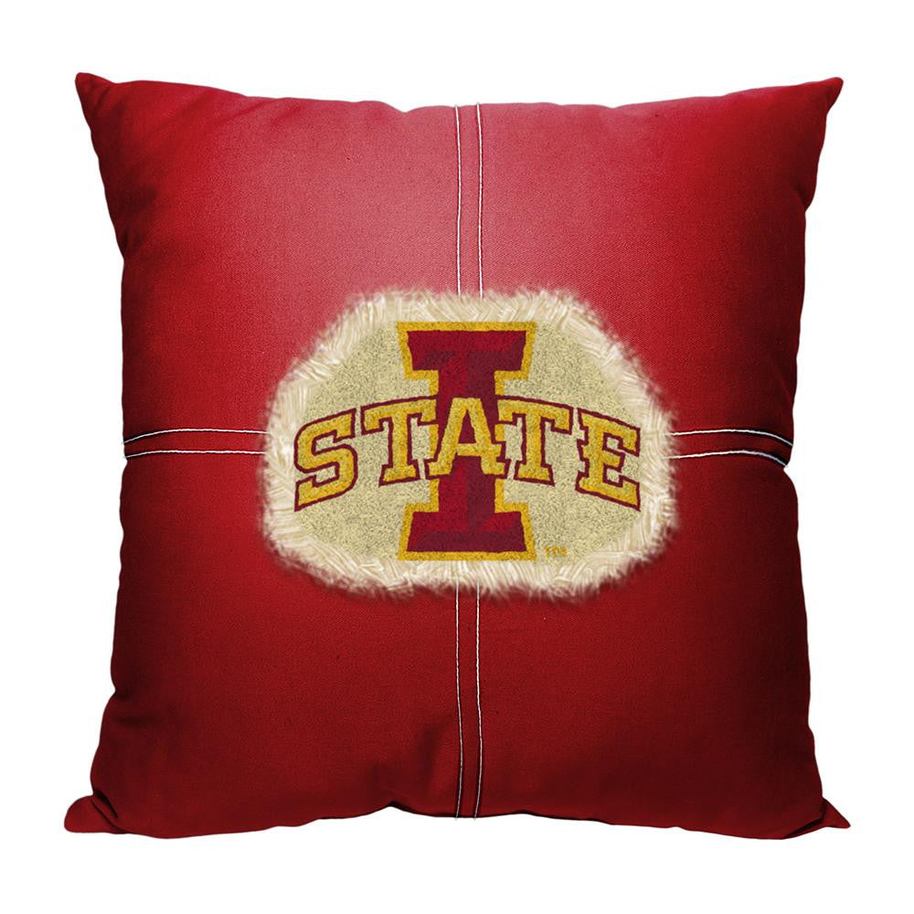 Iowa State Cyclones NCAA Team Letterman Pillow (18x18)