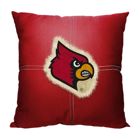 Louisville Cardinals NCAA Team Letterman Pillow (18x18)