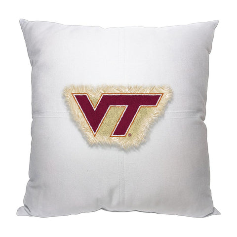Virginia Tech Hokies NCAA Team Letterman Pillow (18x18)