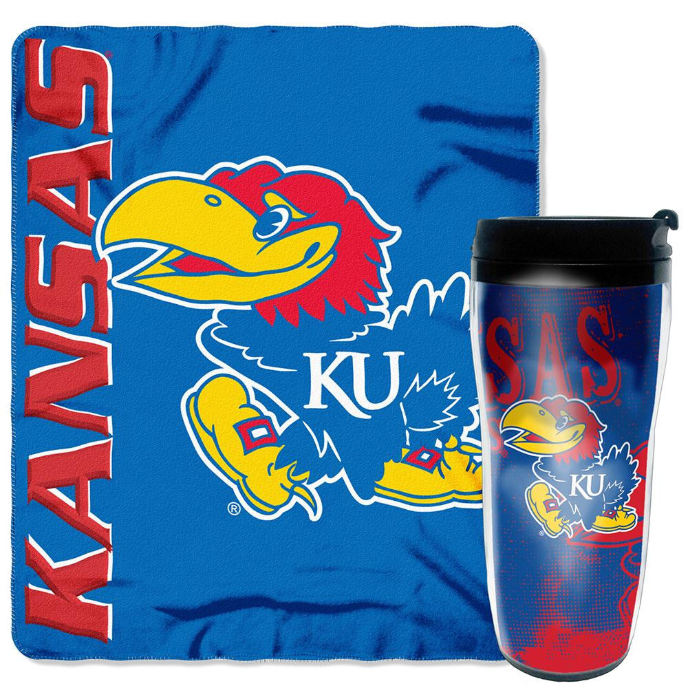 Kansas Jayhawks NCAA Mug 'N Snug Set