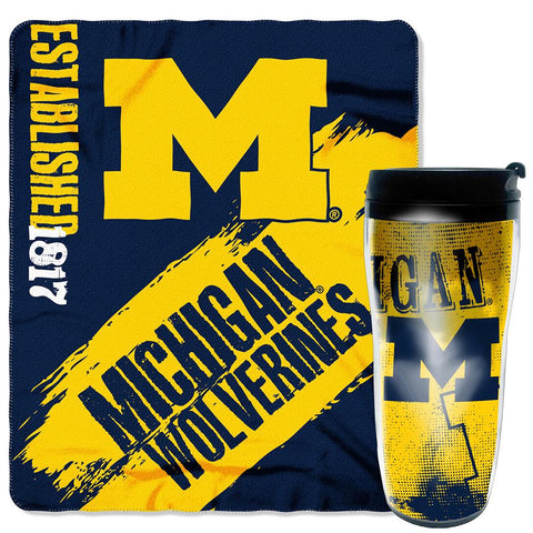 Michigan Wolverines NCAA Mug 'N Snug Set