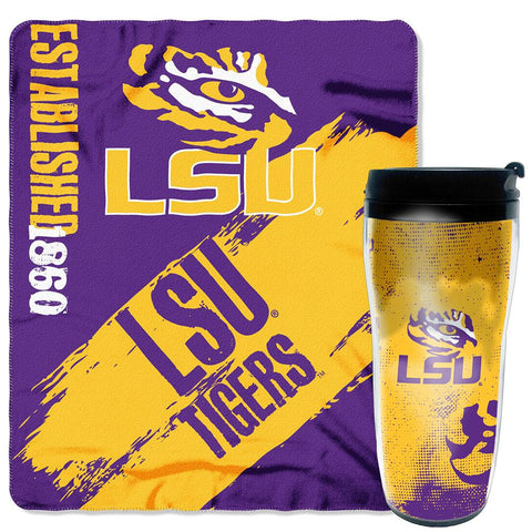 LSU Tigers NCAA Mug 'N Snug Set