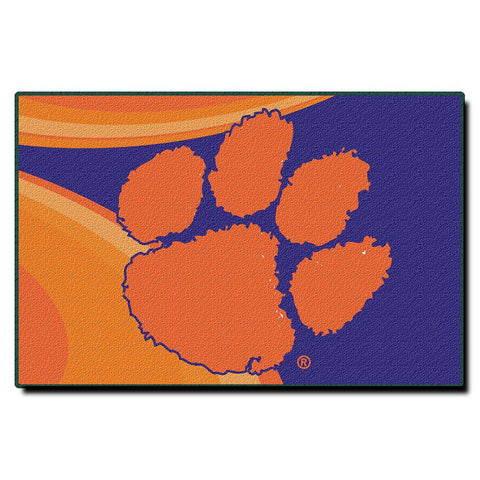 Clemson Tigers NCAA Tufted Rug (Cosmic Series) (59x39)