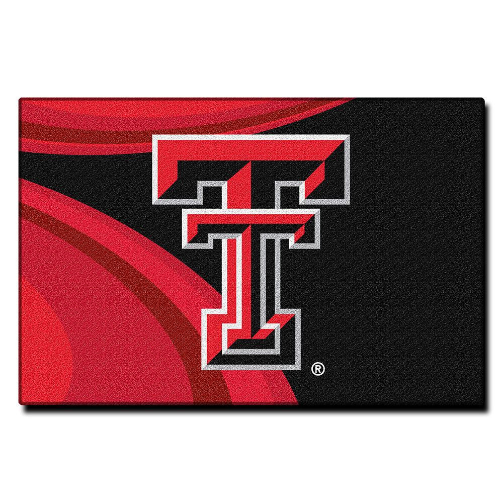 Texas Tech Red Raiders NCAA Tufted Rug (Cosmic Series) (59x39)