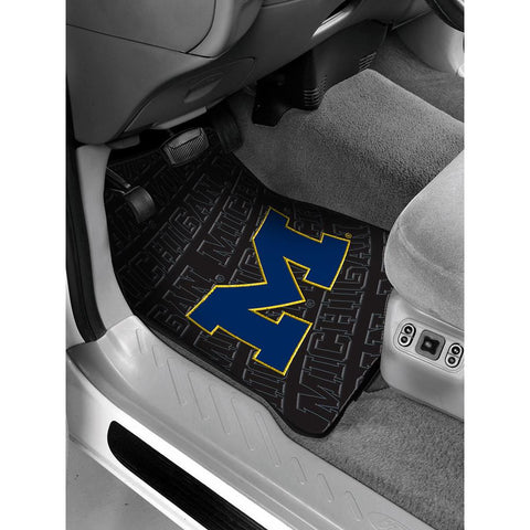 Michigan Wolverines NCAA Car Front Floor Mats (2 Front) (17x25)
