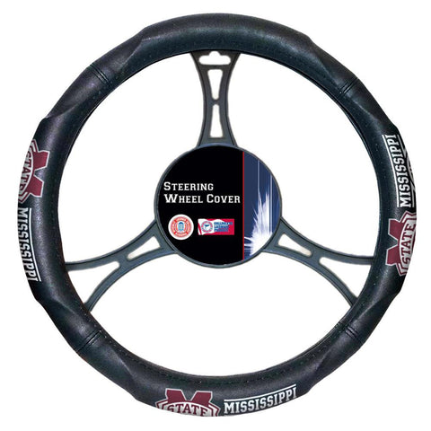 Mississippi State Bulldogs NCAA Steering Wheel Cover (14.5 to 15.5)