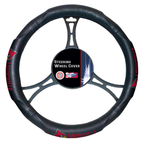 Louisville Cardinals NCAA Steering Wheel Cover (14.5 to 15.5)