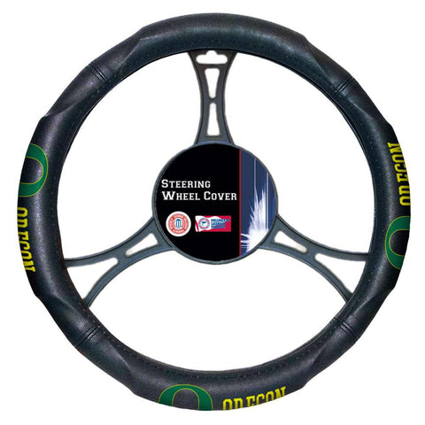 Oregon Ducks NCAA Steering Wheel Cover (14.5 to 15.5)