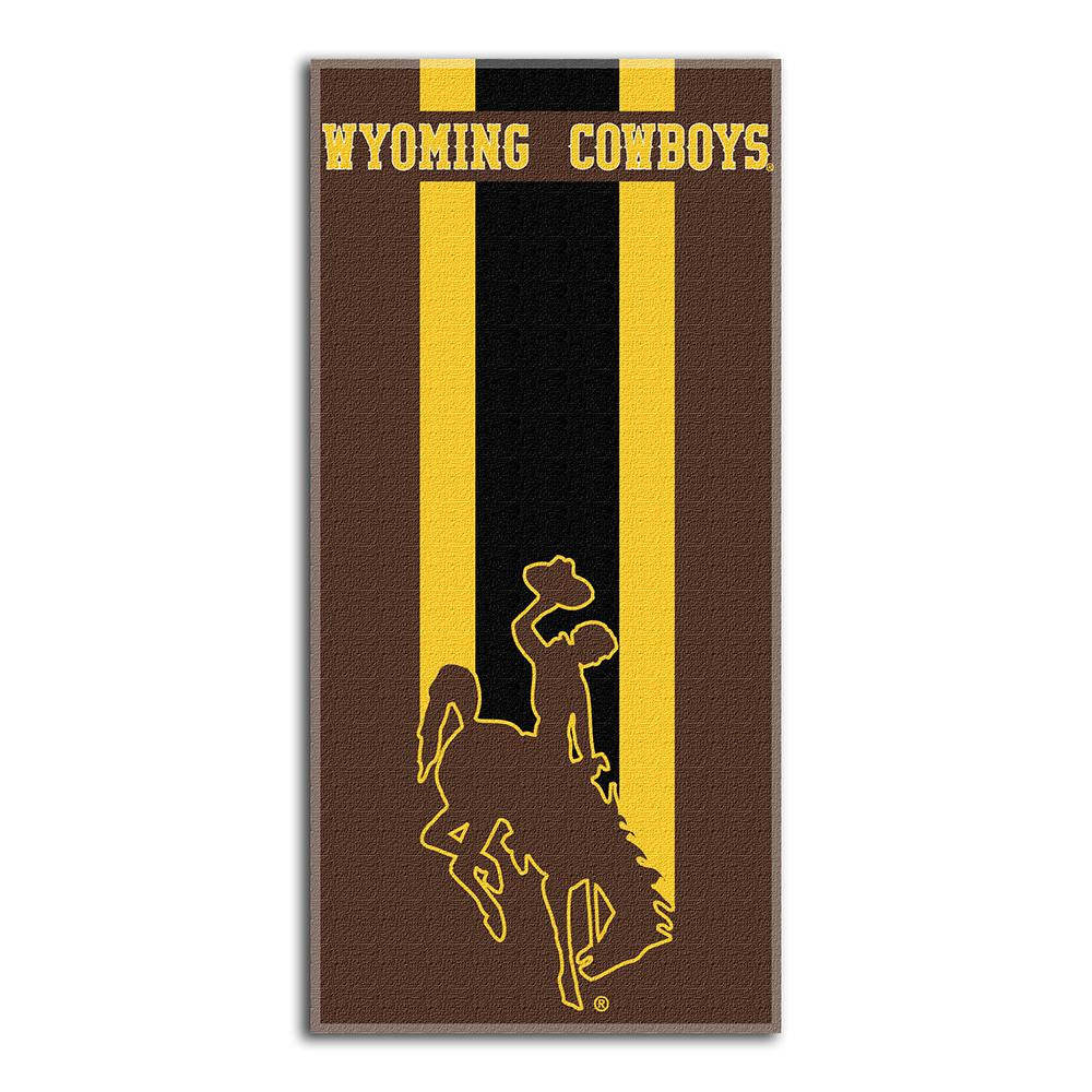 Wyoming Cowboys NCAA Zone Read Cotton Beach Towel (30in x 60in)