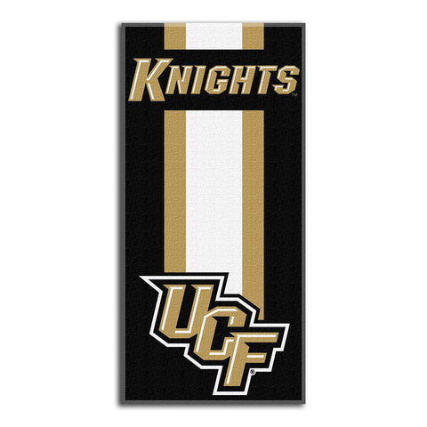 Central Florida Knights NCAA Zone Read Cotton Beach Towel (30in x 60in)