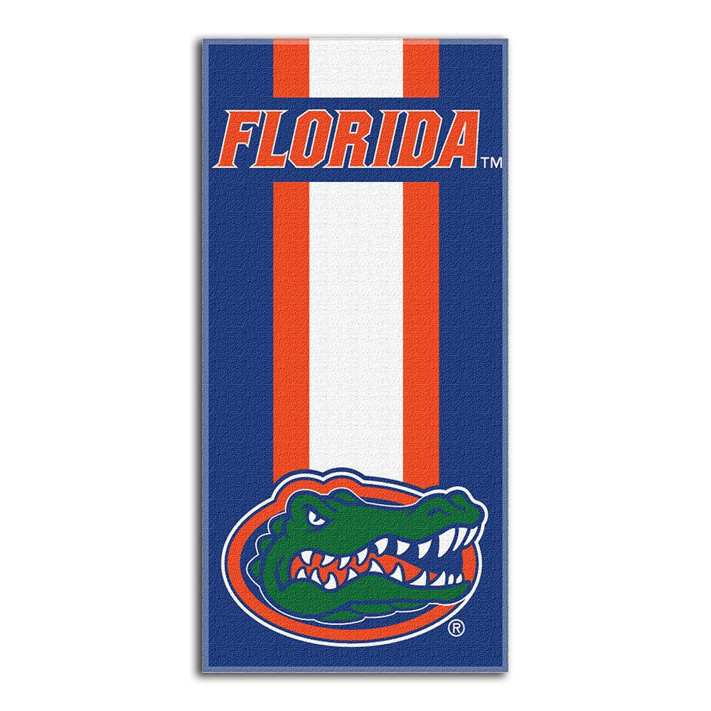 Florida Gators NCAA Zone Read Cotton Beach Towel (30in x 60in)