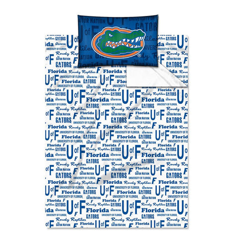 Florida Gators NCAA Twin Sheet Set (Anthem Series)