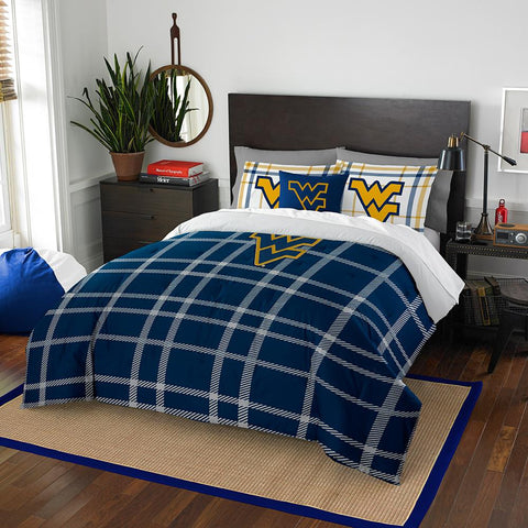 West Virginia Mountaineers NCAA Full Comforter Set (Soft & Cozy) (76 x 86)