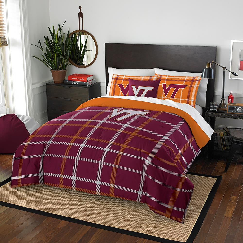 Virginia Tech Hokies NCAA Full Comforter Set (Soft & Cozy) (76 x 86)