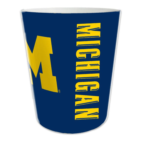 Michigan Wolverines NCAA 10 Bath Waste Basket