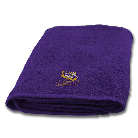 LSU Tigers NCAA Applique Bath Towel