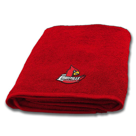 Louisville Cardinals NCAA Applique Bath Towel