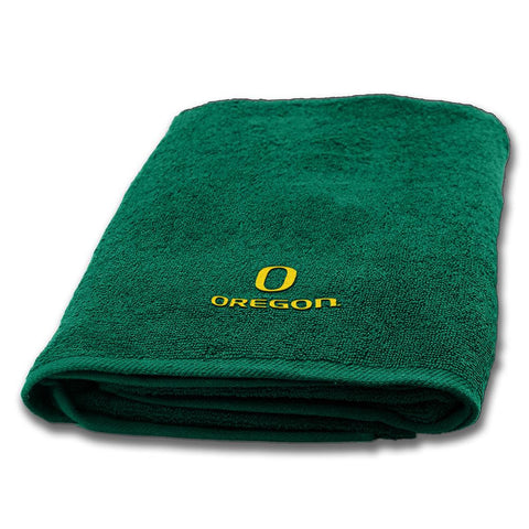 Oregon Ducks NCAA Applique Bath Towel