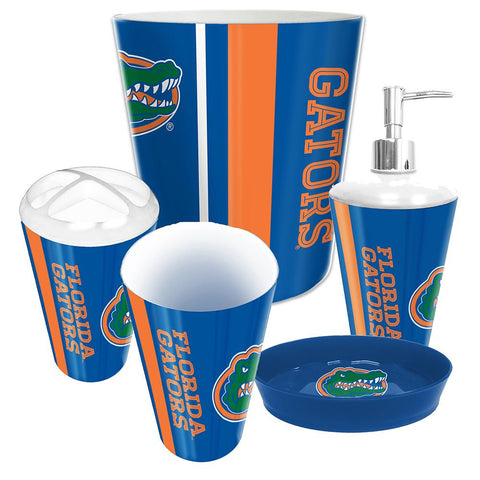 Florida Gators NCAA Complete Bathroom Accessories 5pc Set