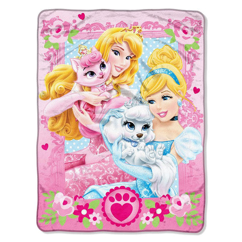 Disney's Princess Palace Pets  Micro Raschel Blanket (46in x 60in)