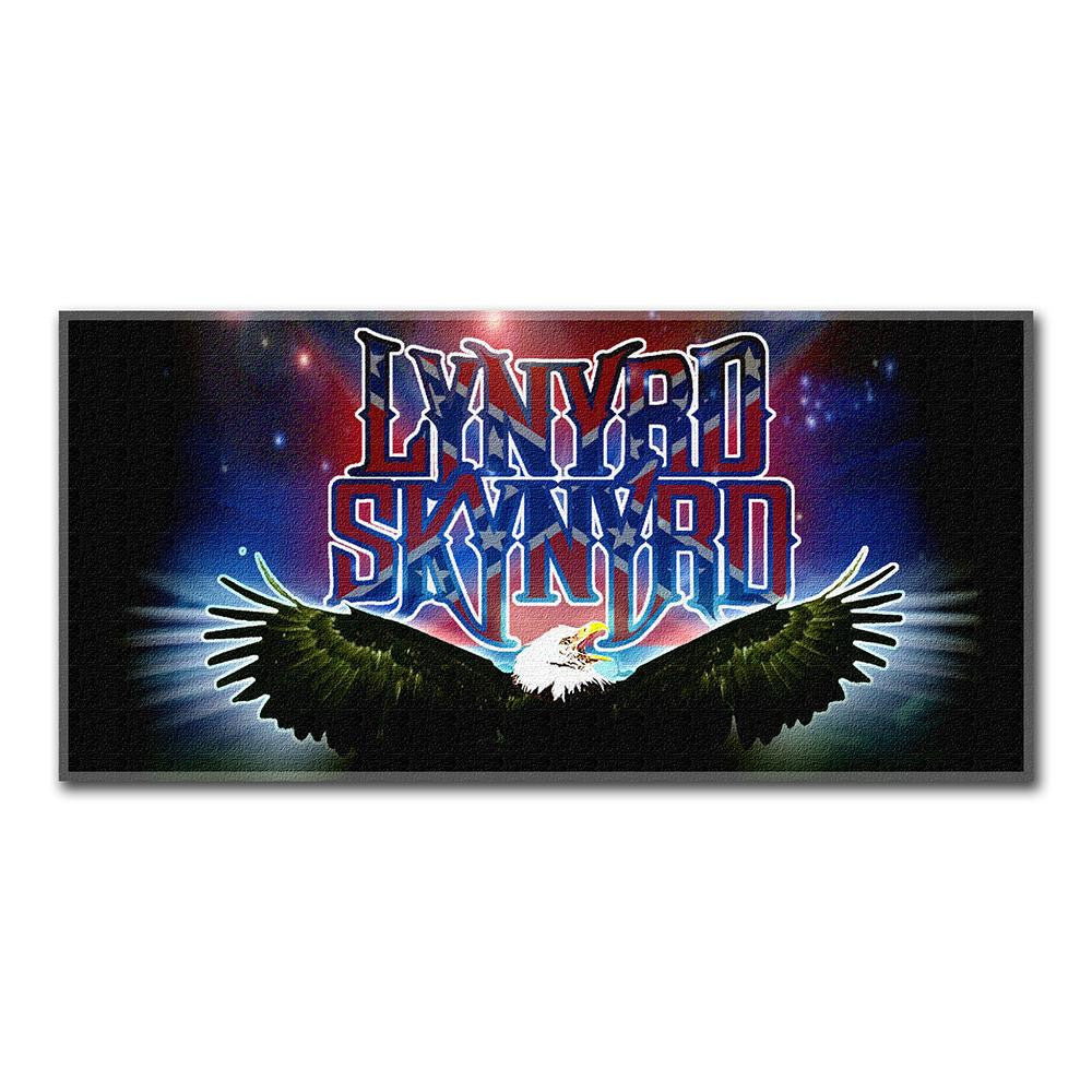 Lynyrd Skynyrd - Eagle  Fiber Reactive Beach Towel (28in x 58in)