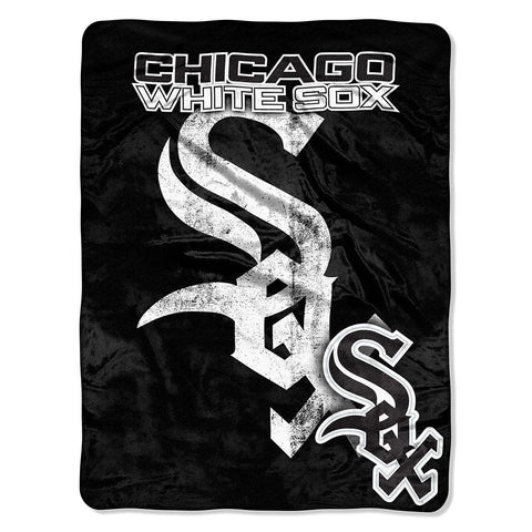 Chicago White Sox MLB Micro Raschel Blanket (Structure Series) (45in x 60in)
