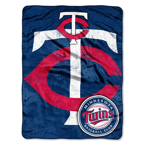 Minnesota Twins MLB Micro Raschel Blanket (46in x 60in)