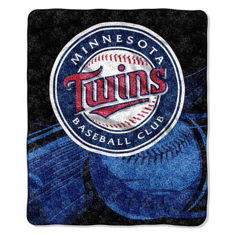 Minnesota Twins MLB Sherpa Throw (Big Stick Series) (50x60)