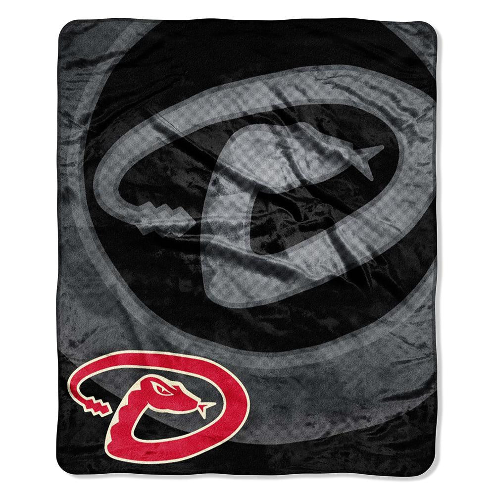 Arizona Diamondbacks MLB Royal Plush Raschel Blanket (Retro Series) (50x60)