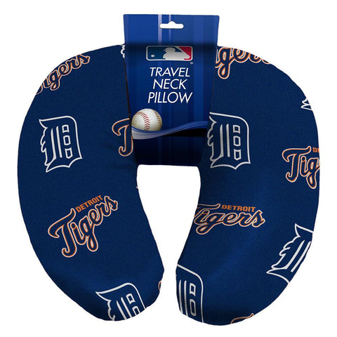 Detroit Tigers MLB Beadded Spandex Neck Pillow (12in x 13in x 5in)