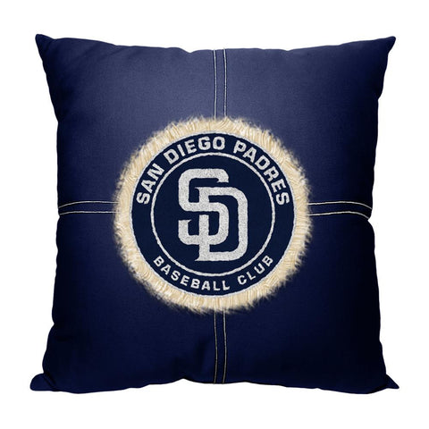 San Diego Padres MLB Team Letterman Pillow (18x18)