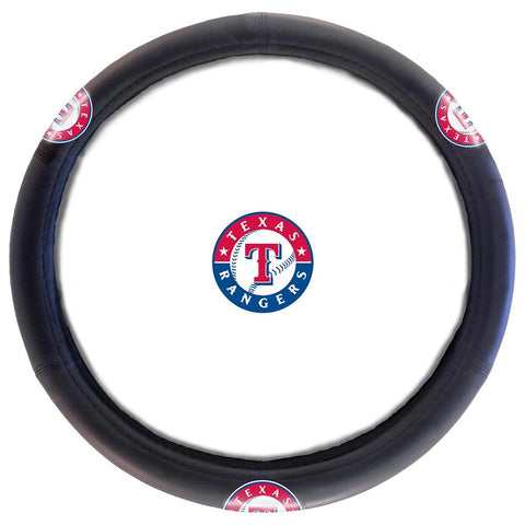 Texas Rangers MLB Steering Wheel Cover (14.5 to 15.5)
