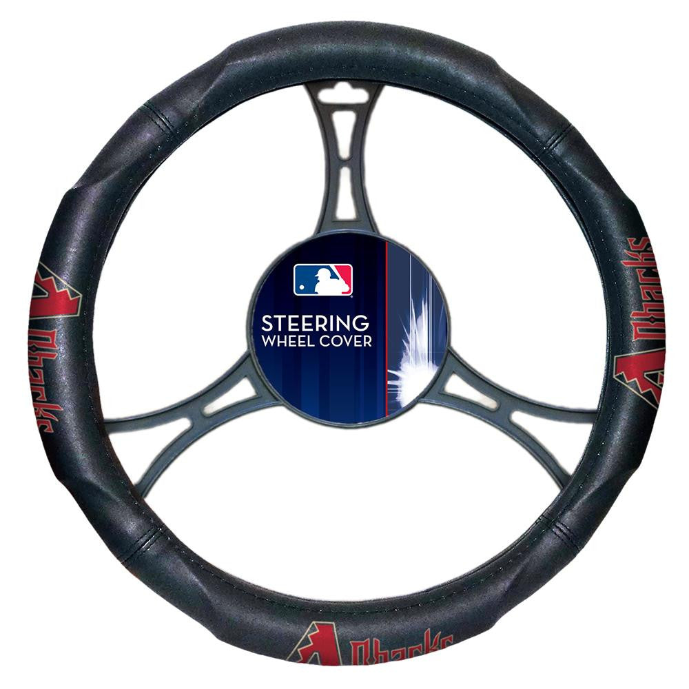 Arizona Diamondbacks MLB Steering Wheel Cover (14.5 to 15.5)