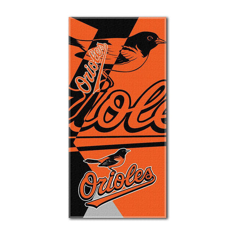 Baltimore Orioles MLB ?Puzzle? Over-sized Beach Towel (34in x 72in)