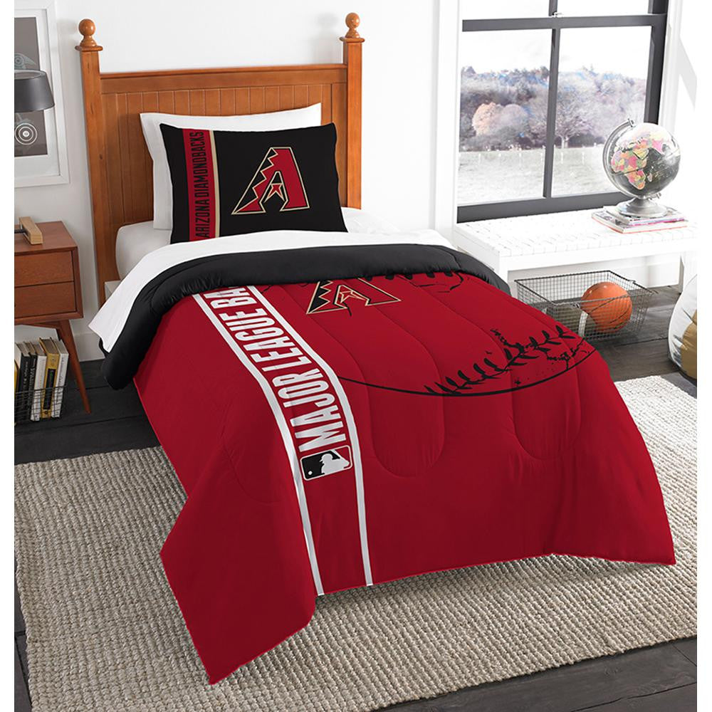 Arizona DIamondbacks MLB Printed Comforter & Sham Set (Twin) (64 x 86)