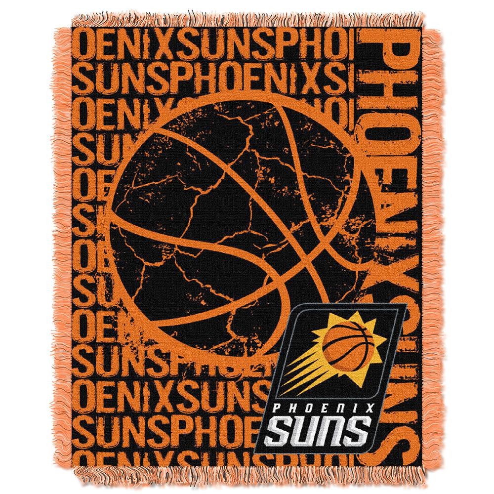 Phoenix Suns NBA Triple Woven Jacquard Throw (Double Play Series) (48x60)