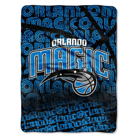 Orlando Magic NBA Micro Raschel Blanket (Redux Series) (46in x 60in)