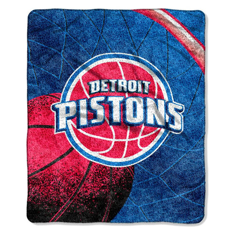 Detroit Pistons NBA Sherpa Throw (Reflect Series) (50x60)