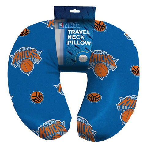 New York Knicks NBA Beadded Spandex Neck Pillow (12in x 13in x 5in)